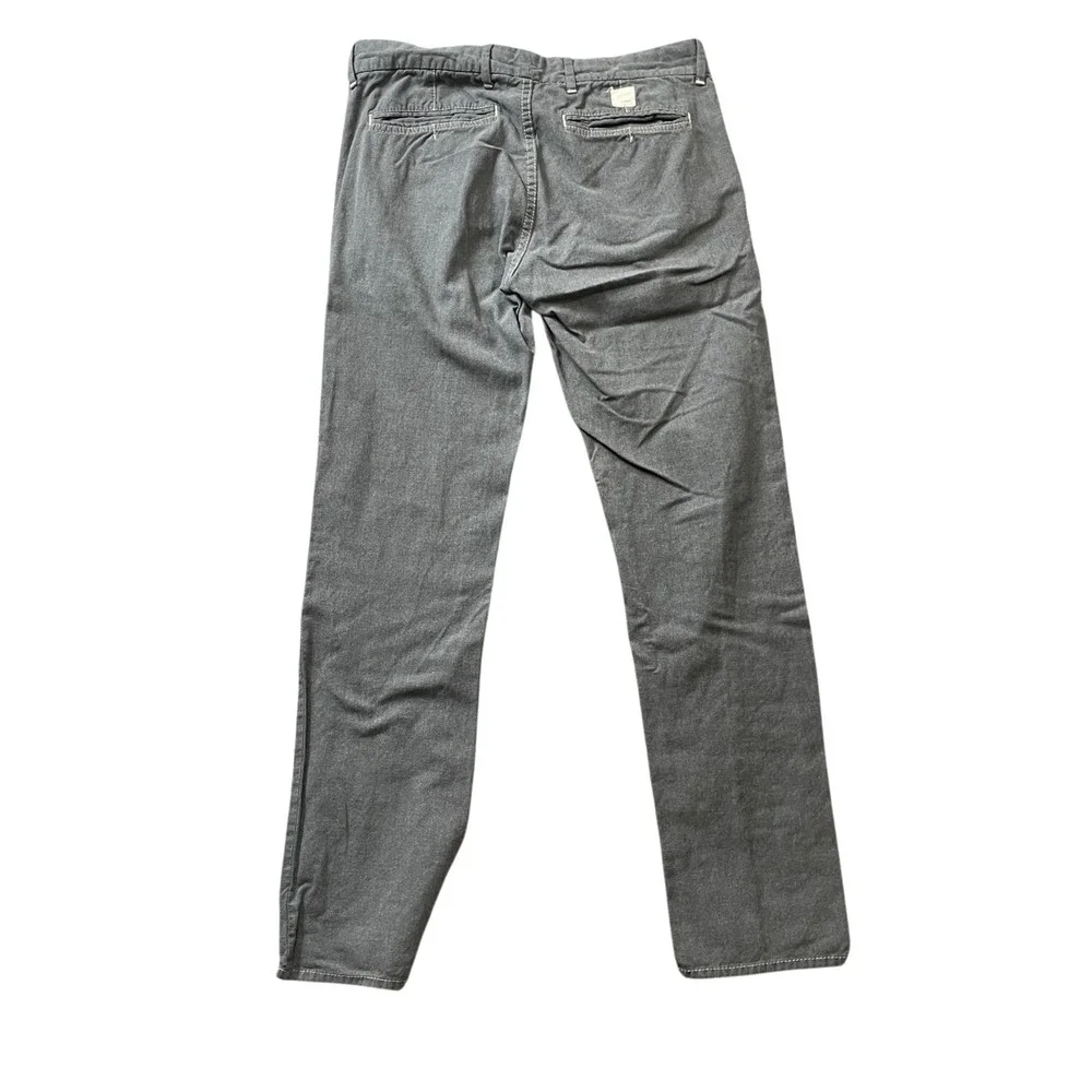 U 1633 Union 32 Grey Vintage Pants 100% Cotton‎ Straight Leg